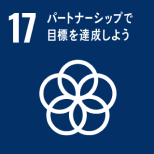 「SDGs 17: 働きがいも経済成長も」を表すピクトグラム